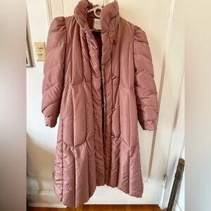 The Limited Mauve Down Full length Outerwear SZ M VINTAGE